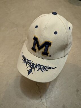 VTG Team Apparel Michigan Tribal Hat Fitted S/M